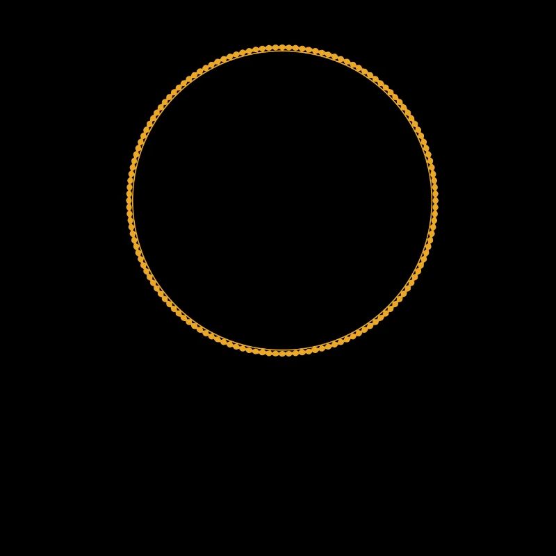 Circle and point