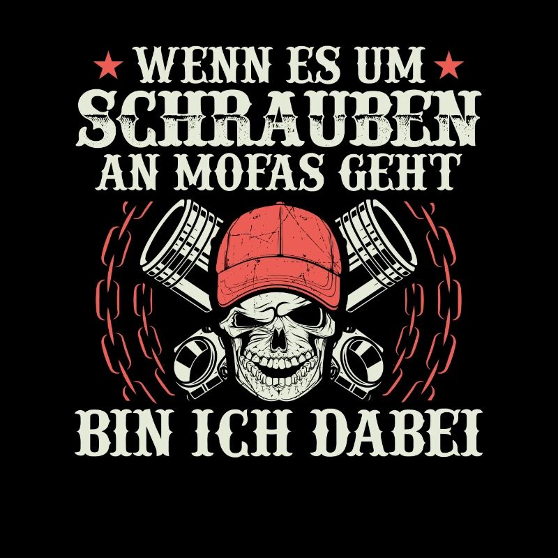 Mofa Mofas Mofafahrer Moped Schrauber Geschenk
