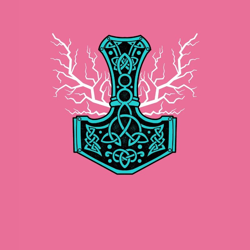 Le marteau de Thor avec flash - Mjölnir