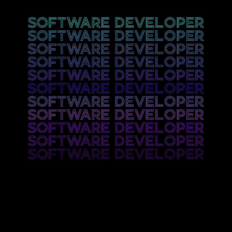Software Developer Computer Programmer Retro