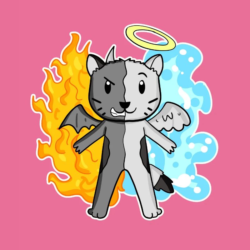 Chat Cat Breed Devon Rex - Ange et Diable