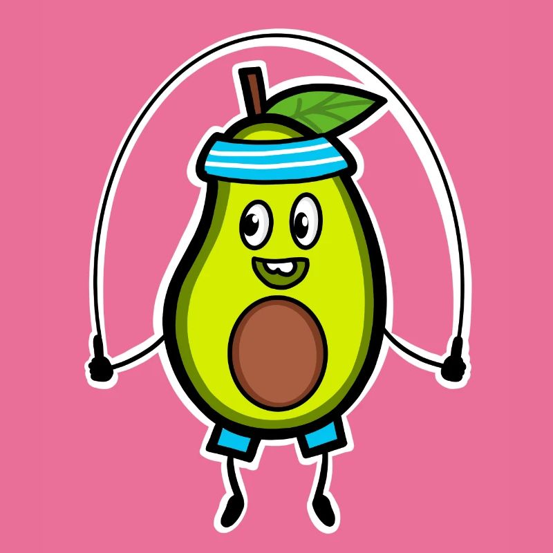 Avocado Seilspringen