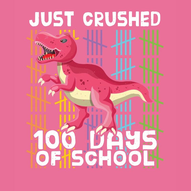 100. Tag Dinosaurier zerquetschen Sie einfach 100 Tage Schule