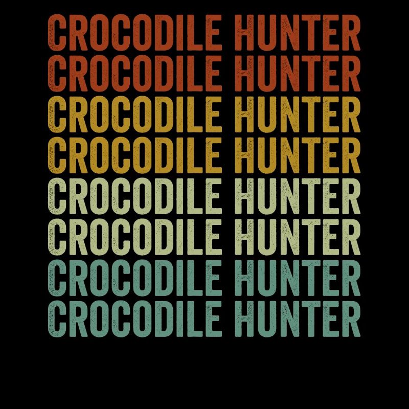 Krokodiljäger Krokodil Krokodiljäger