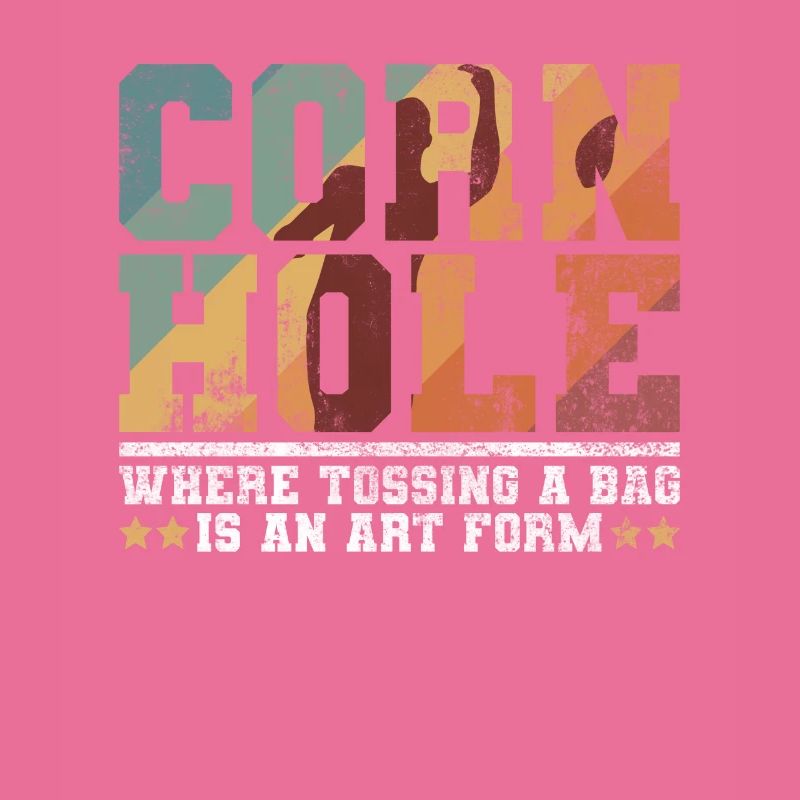 Cornhole Player Blind Hole - Funny Cornhole