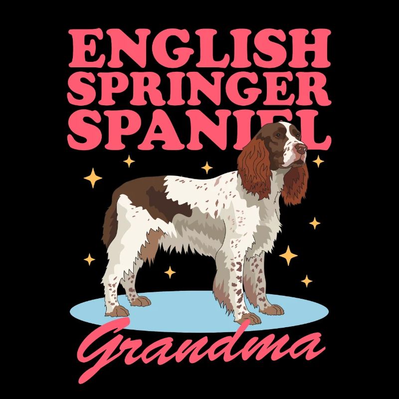English Springer Spaniel Oma Hunde Geschenk