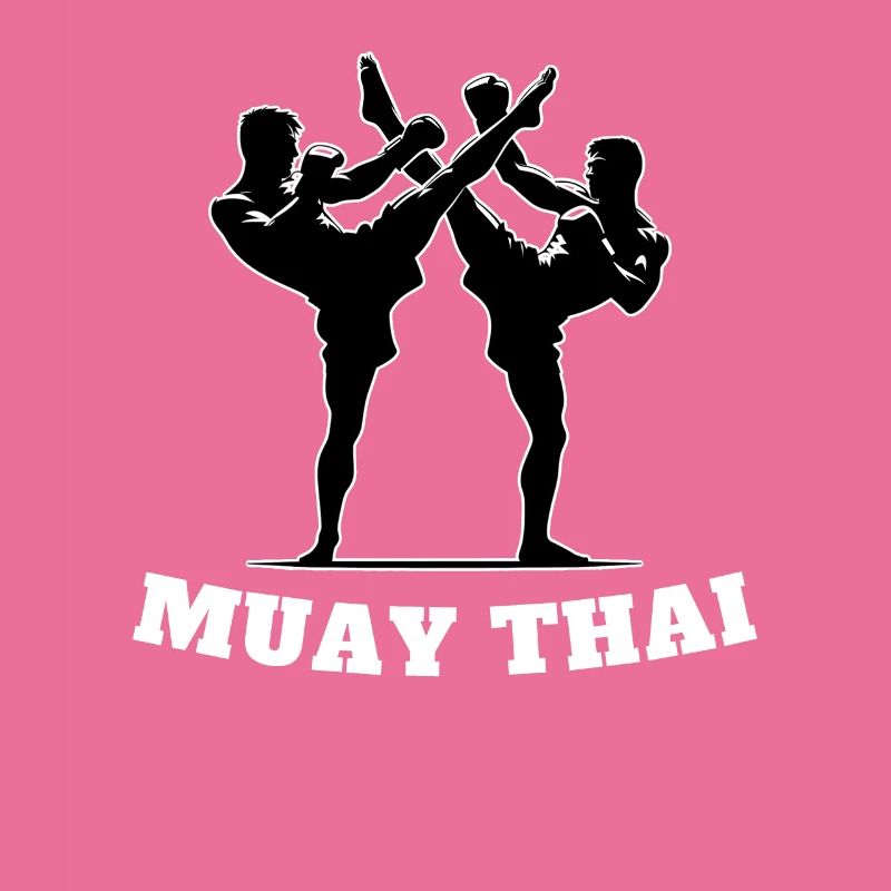 Conception de combattant Muay Thai