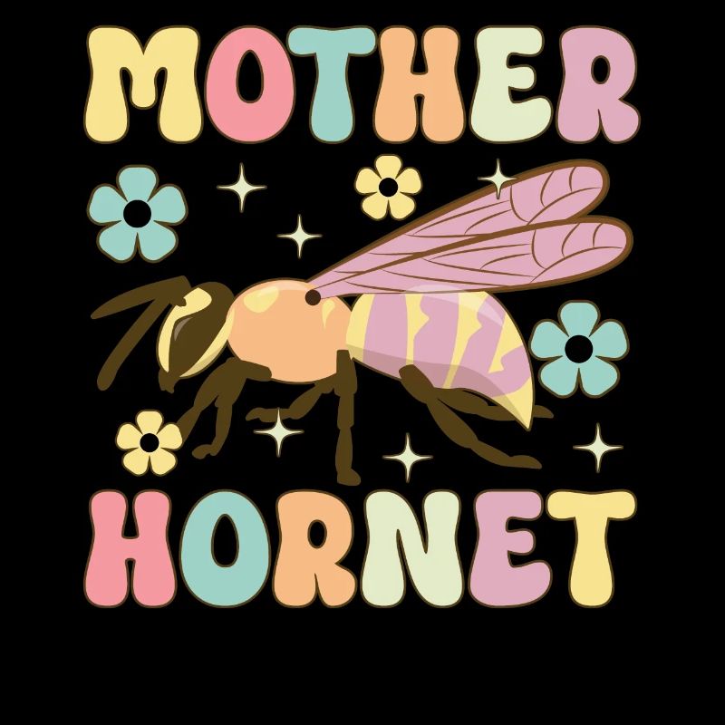 Mutter Hornisse Groovy Imker Mutter Bienenzucht Bi