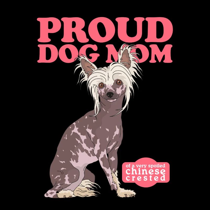 Chinese Crested Mom Schopfhunde Geschenk