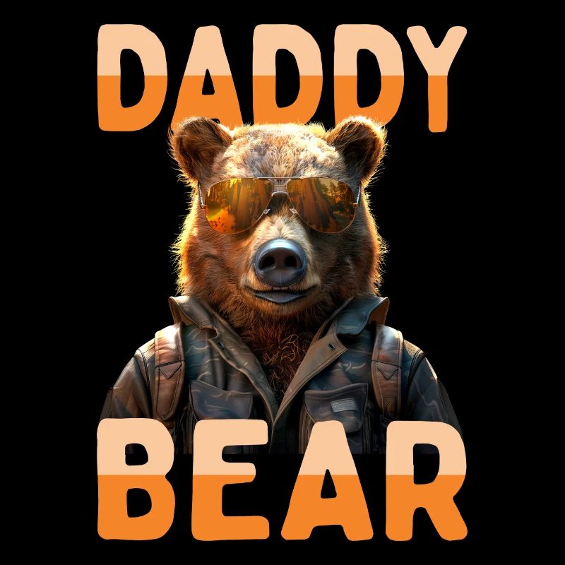 Daddy Bear Bären Papa Dad Vatertag Grizzly Bär