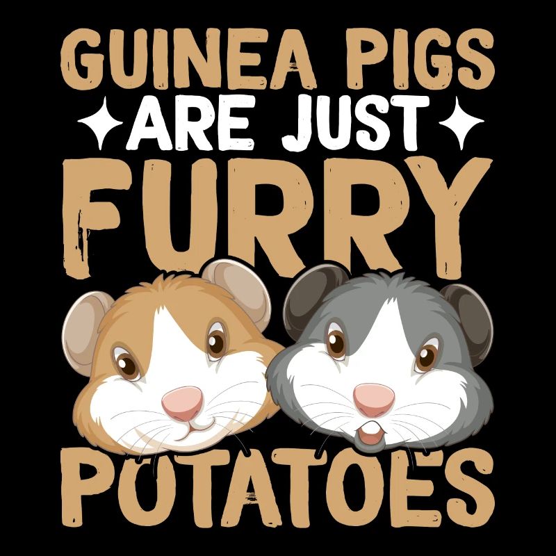 Les cochons d’Inde sont tout simplement des pommes de terre poilues Moi