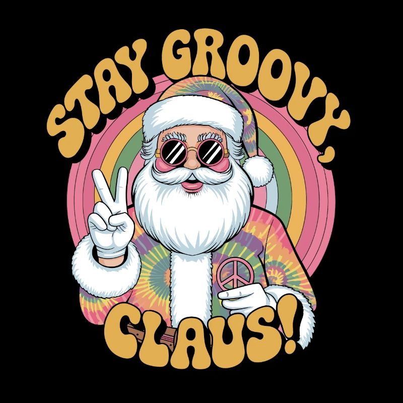 Weihnachtsmann Rétro Père Noël Disco