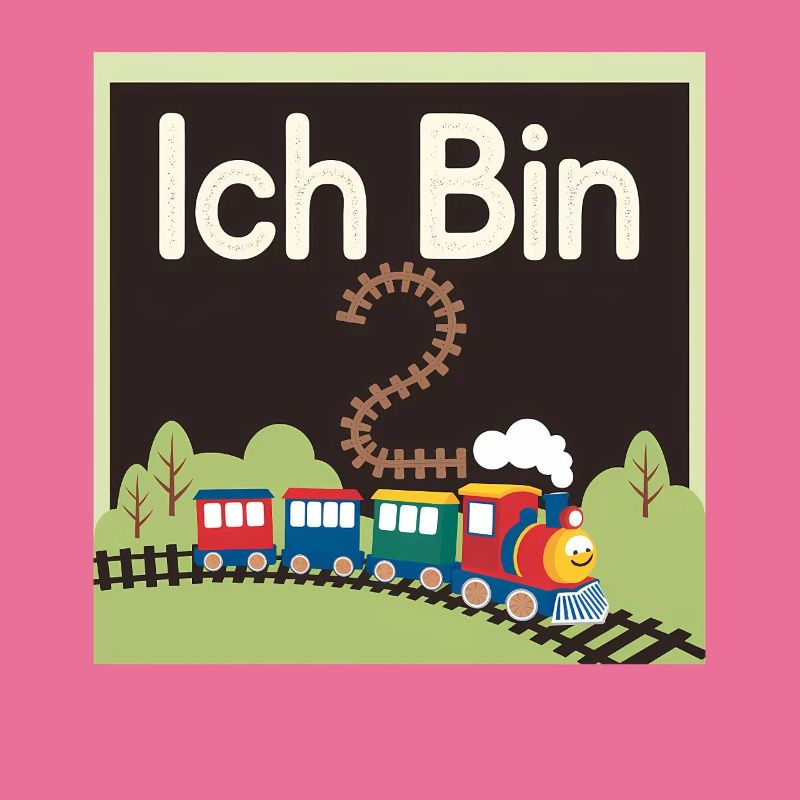 Ich bin 2 Zug Eisenbahn 2. Geburtstag