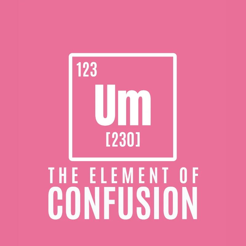 um élément Cool & Confusing Tshirt Design The