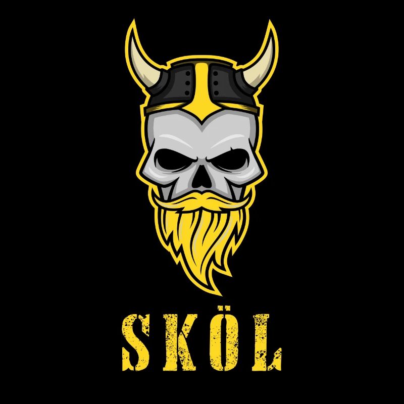 Wikinger Schädel Skol Helm