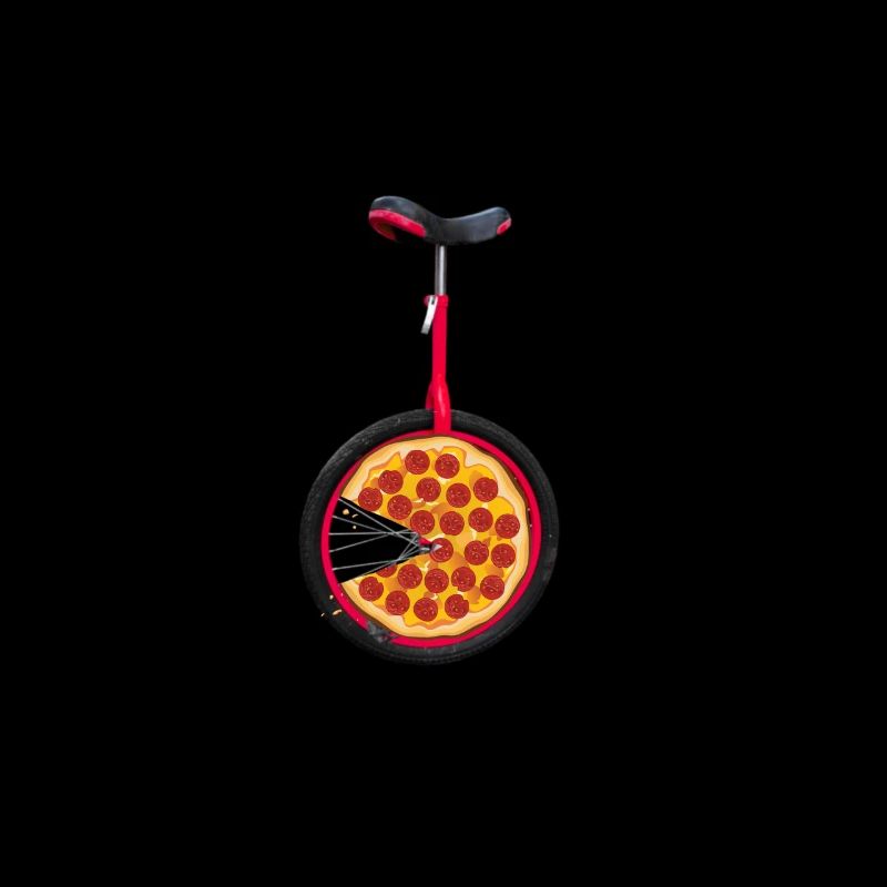 Pizza monocycle