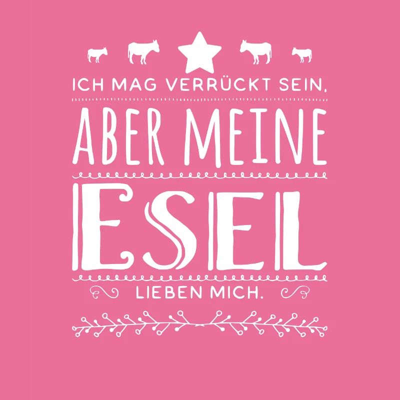 Witziger Spruch Esel Maultier Muli Geschenk