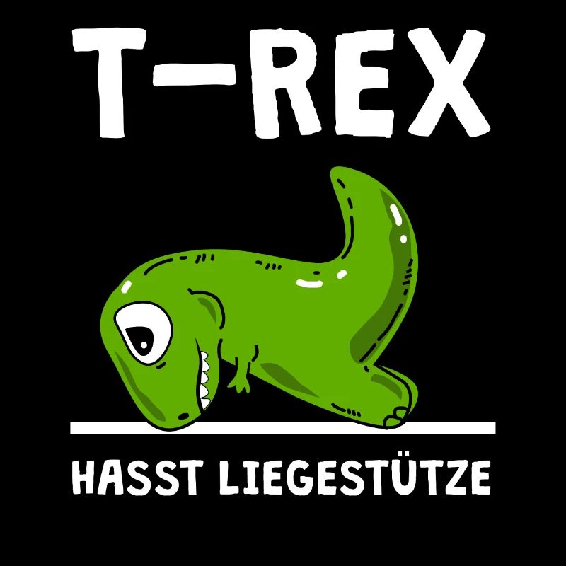 T-Rex hasst Liegestütze - Dinosaurier