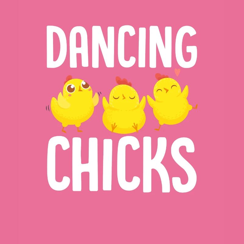 Drôle de poussins de danse amis filles de danse