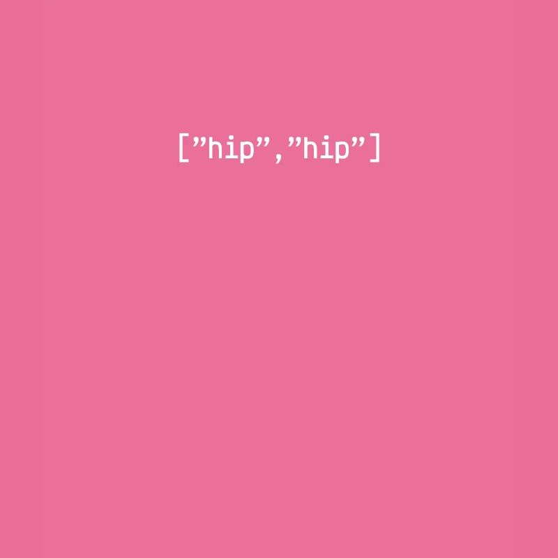 Hip Hip Array Programmer Coding