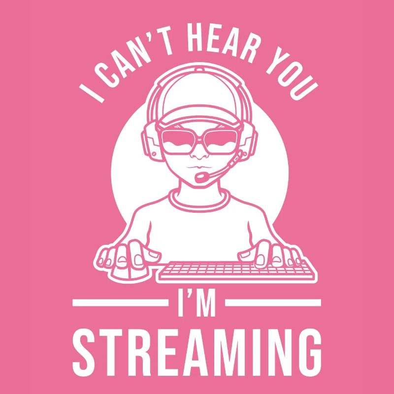 Streamer streaming saying funny