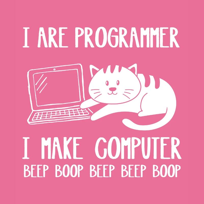 I Are Programmeur Cat I Make Computer Beep Boop