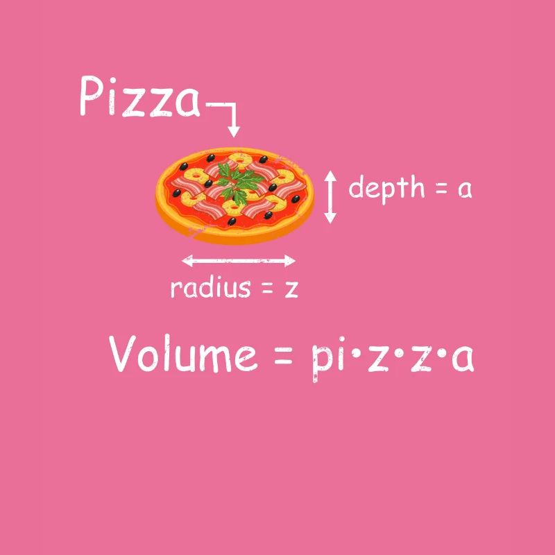 Mathematician Pizza Circle Math Student Math Teacher