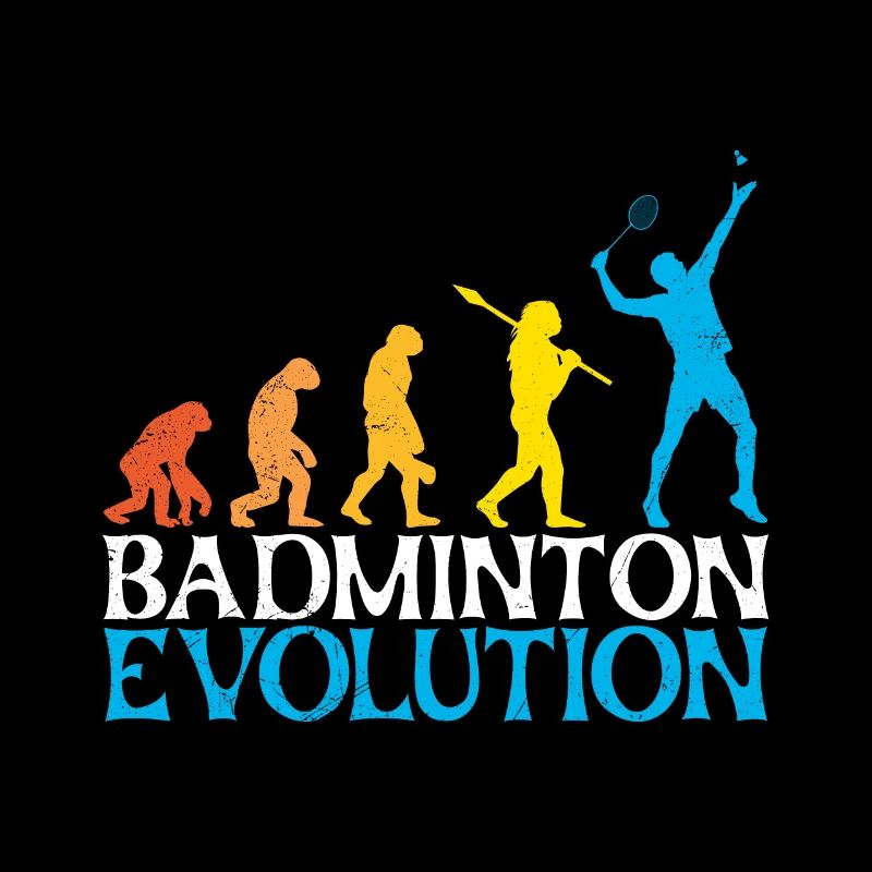 Badminton Evolution Affe Badmintonspieler