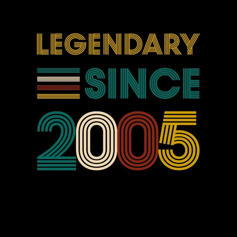 Vintage Legendary since 2005 Geburtstag