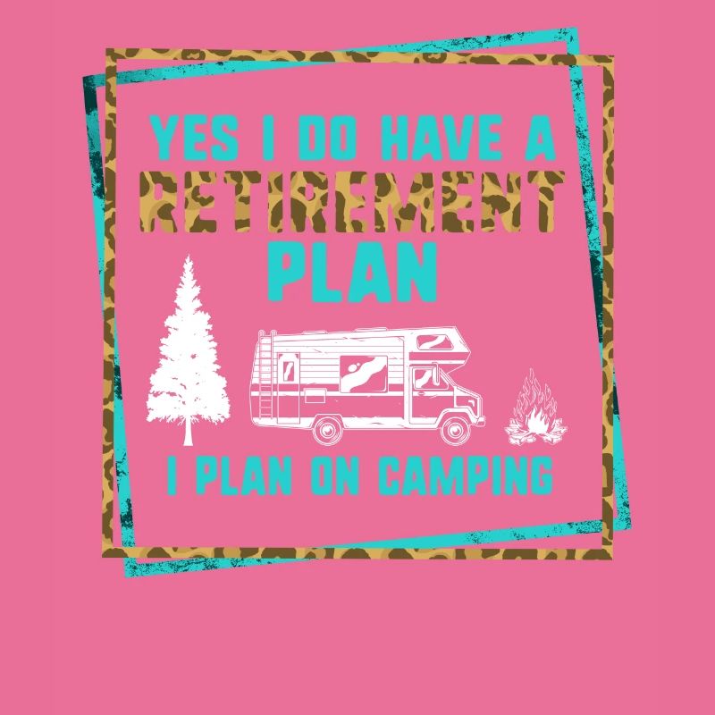 Ruhestand Camping Shirt, Camping Geschenk, Camping