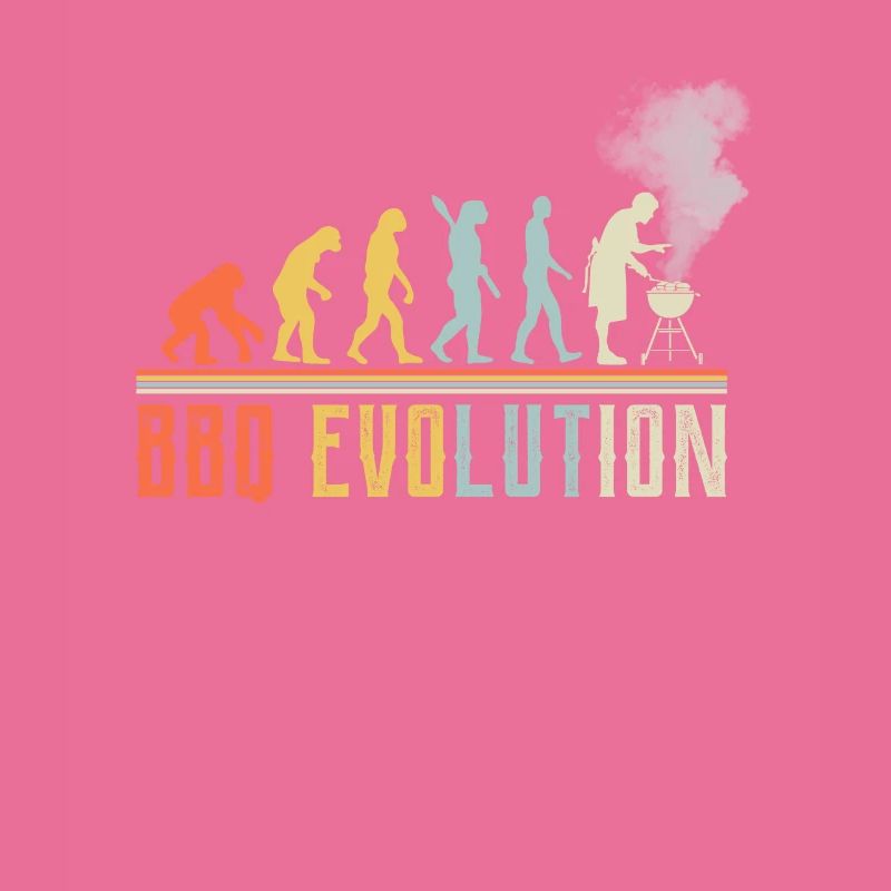 BBQ Evolution Funny Quote