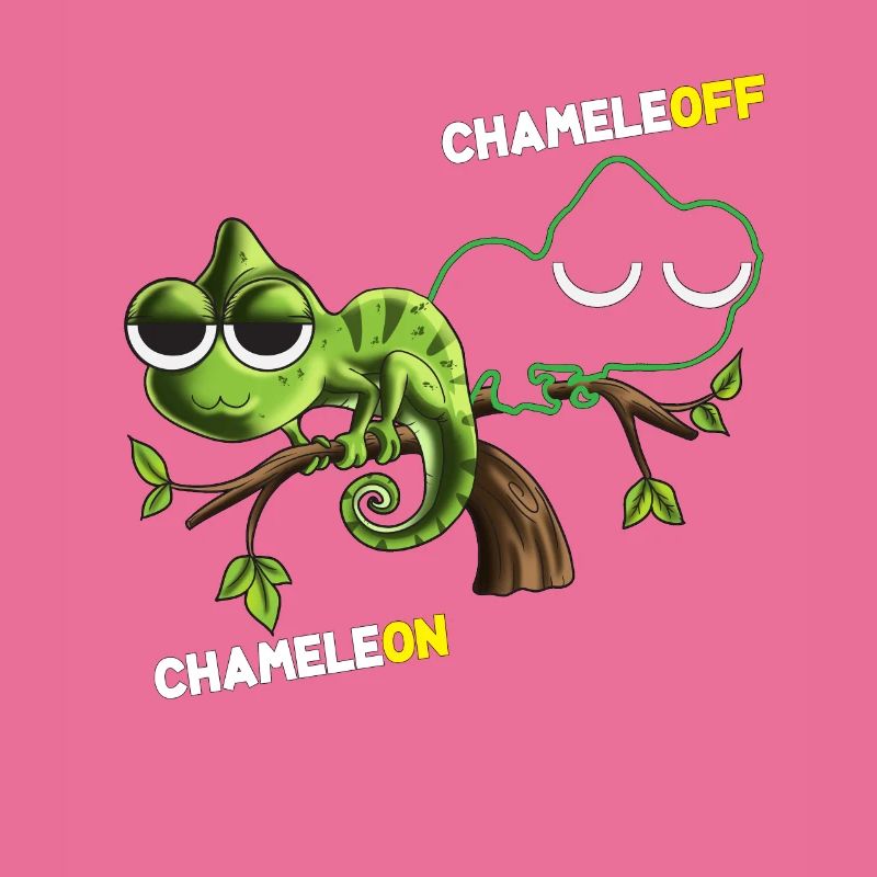 Chameleon Chameleoff Light Switch Camouflage Lizard