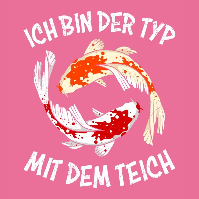 Ich bin der Typ mit dem Teich Koi Teich Koi