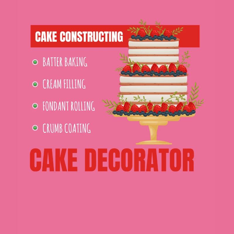 Cake Constructing Baking Cake Cupcake