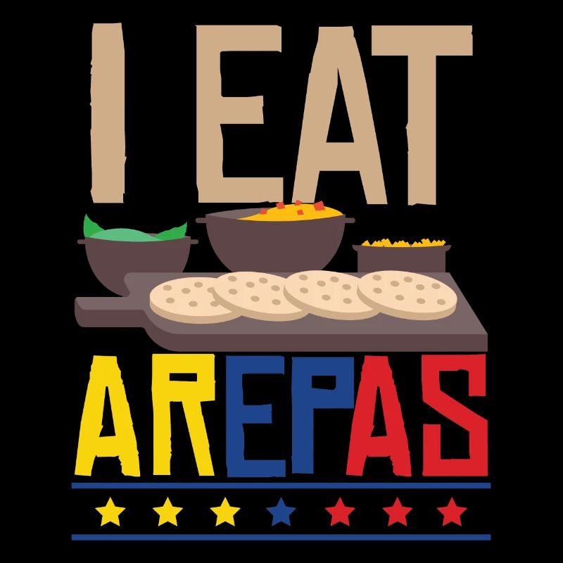 Ich esse Arepas