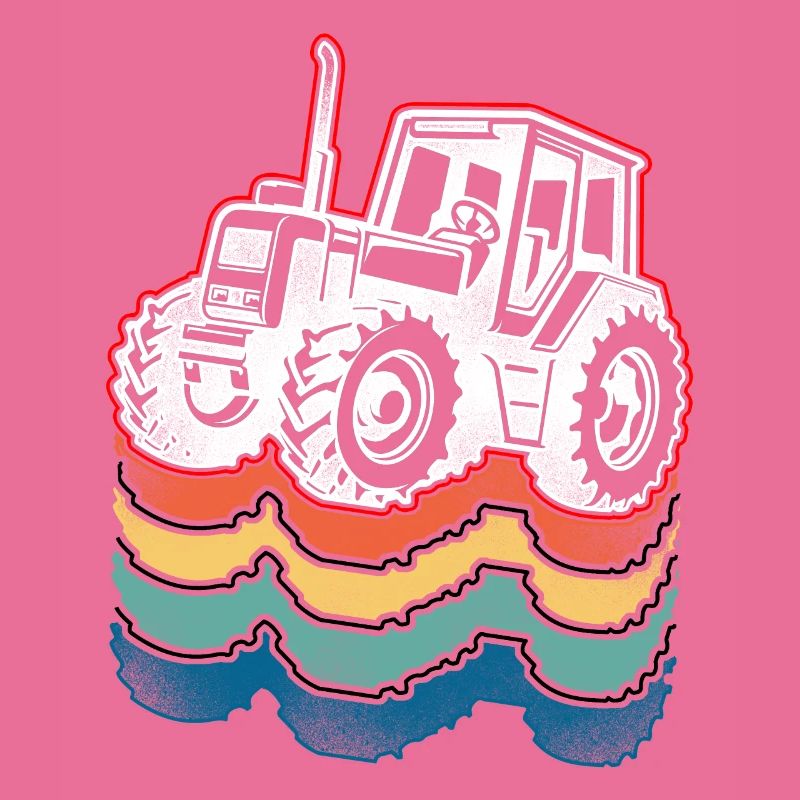 Farming Farmer Retro Tractor
