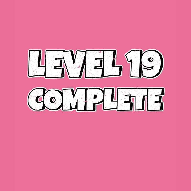 Level 19 Complete Geburtstagsgeschenk 19 Jahre