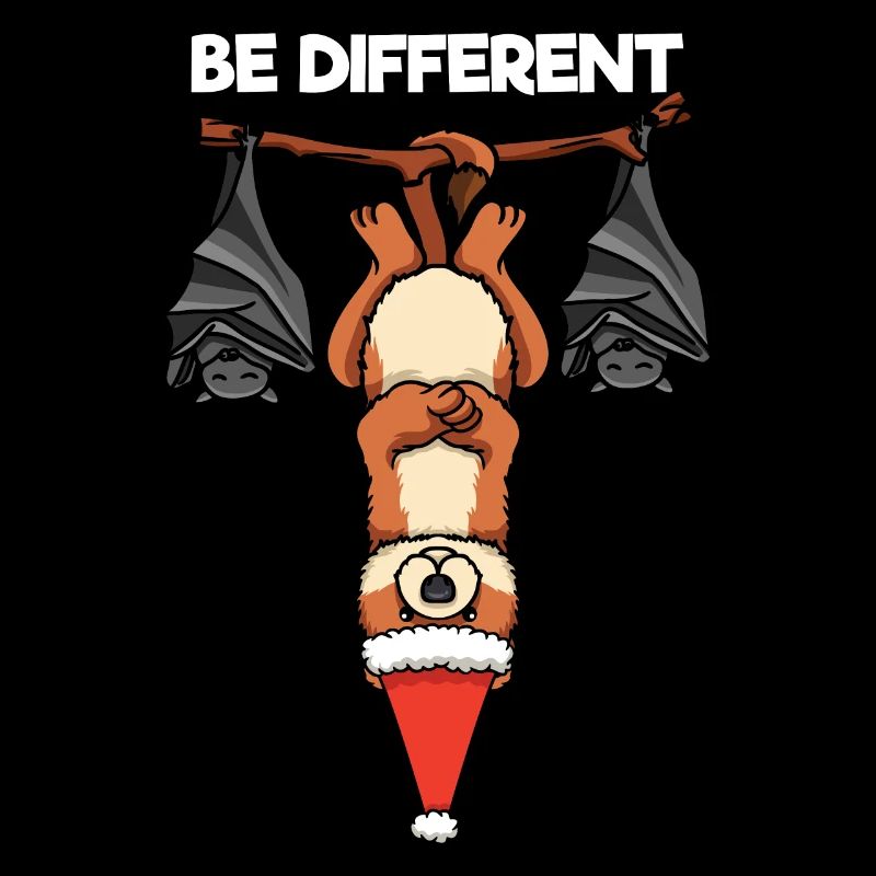 Be Different Wiesel Fledermaus Weihnachtsmann