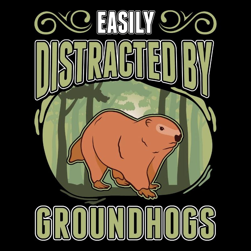 Facilement distrait par les marmottes Marmotte Murmeltier