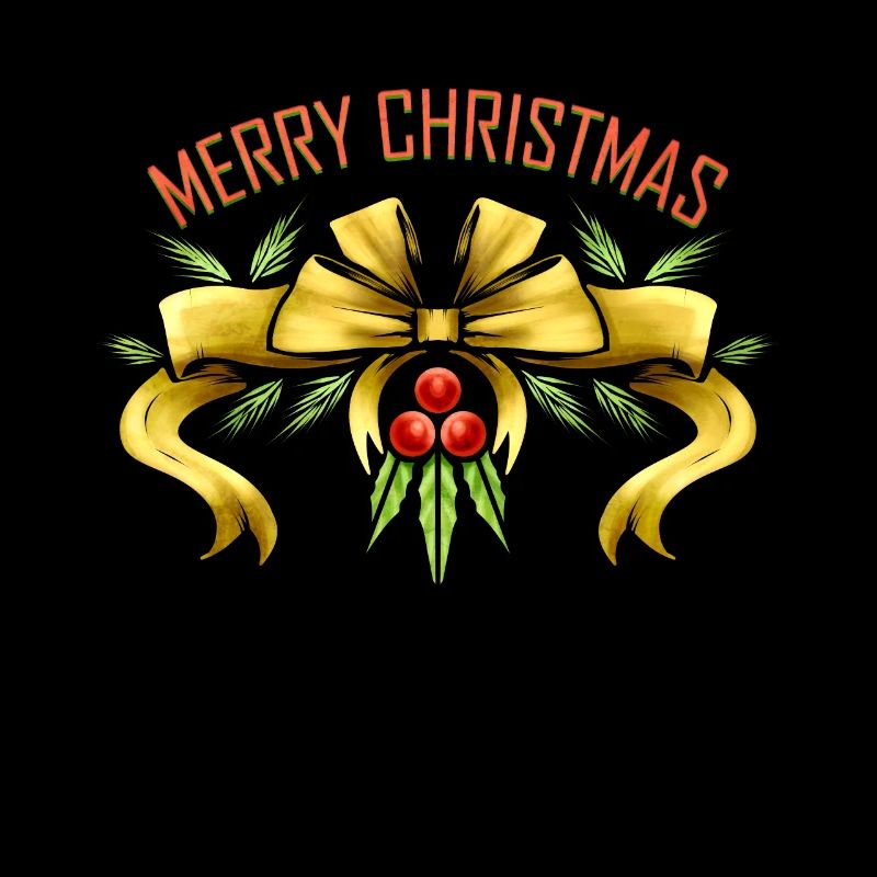 Gui ruban Joyeux Noël