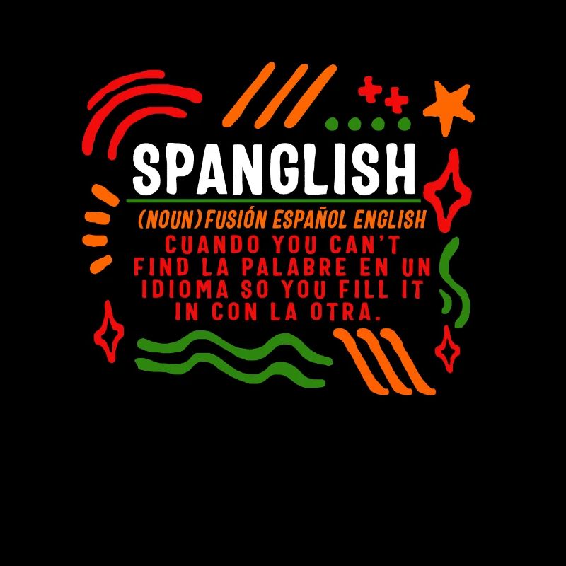 Spanisches Hemd, Spanisch Englisch