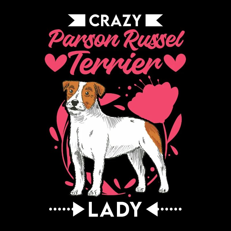 Crazy Parson Russel Terrier lady