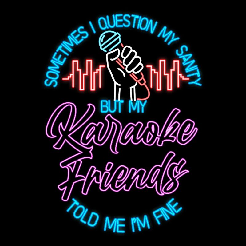 Karaoke Singer 80s Retro Sometimes