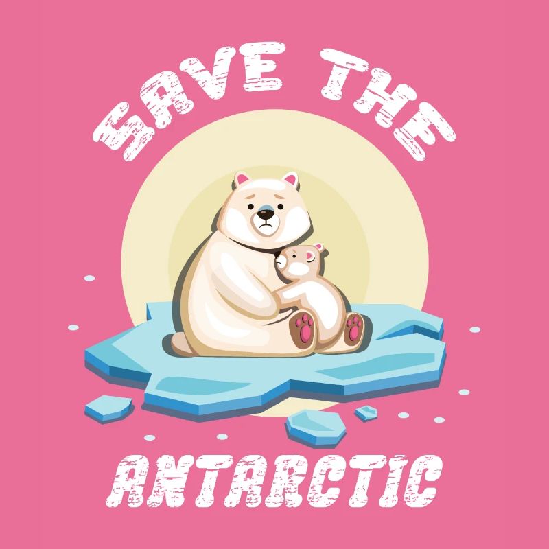 Speichern Sie Den Antarktischen Eisbären Eisbär