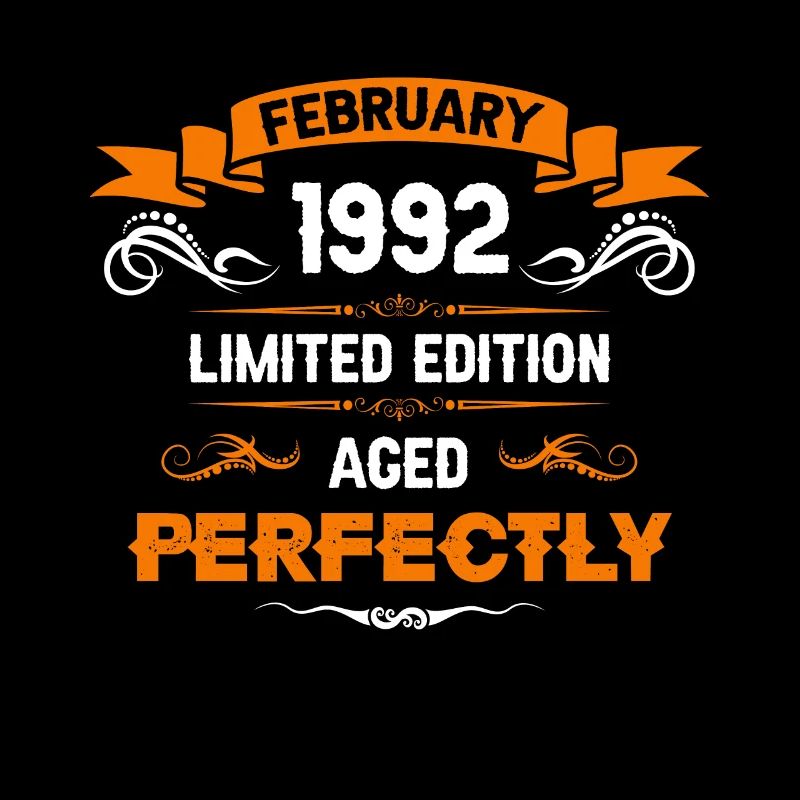 Februar 1992 Vintage Geburtstag Geschenk