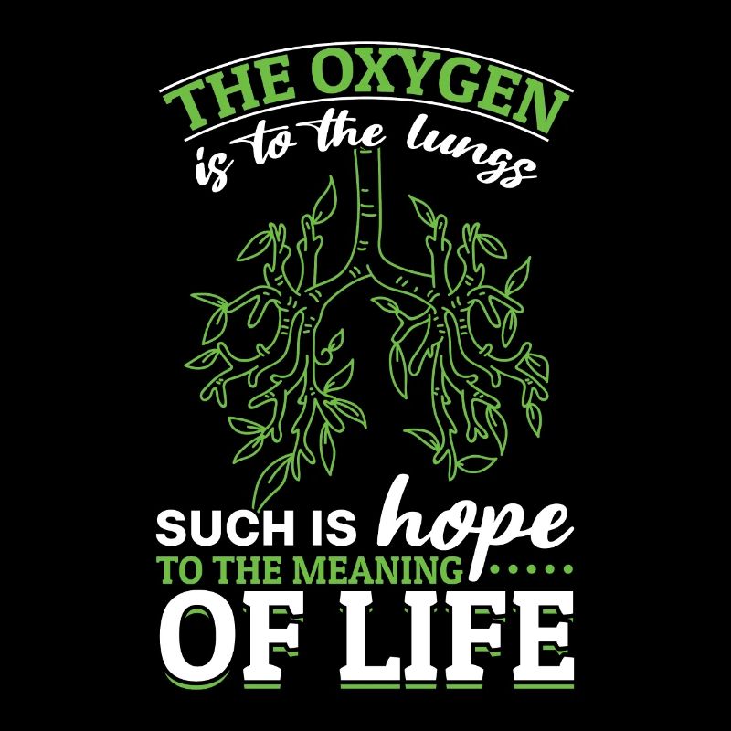 Spenderlunge Äste Oxygen Lungen Hoffnung Leben