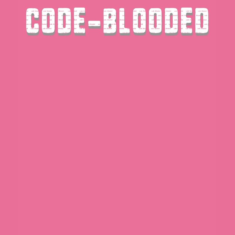Chemise de programmeur, t-shirt Code Blooded, codage amusant