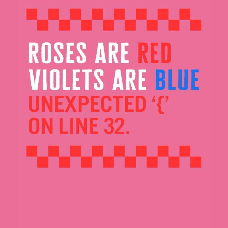 Programmer Shirt, Unexpected On Line 32 Error Tee