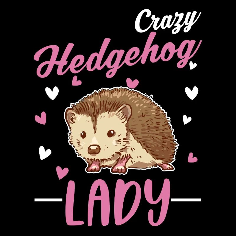 Crazy Hedgehog lady Igel Stacheligel