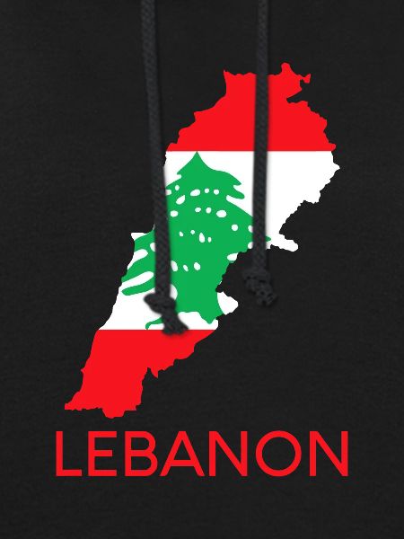 Libanon Flag Cedar Tree Beirut Libanesiske arabiske Ara